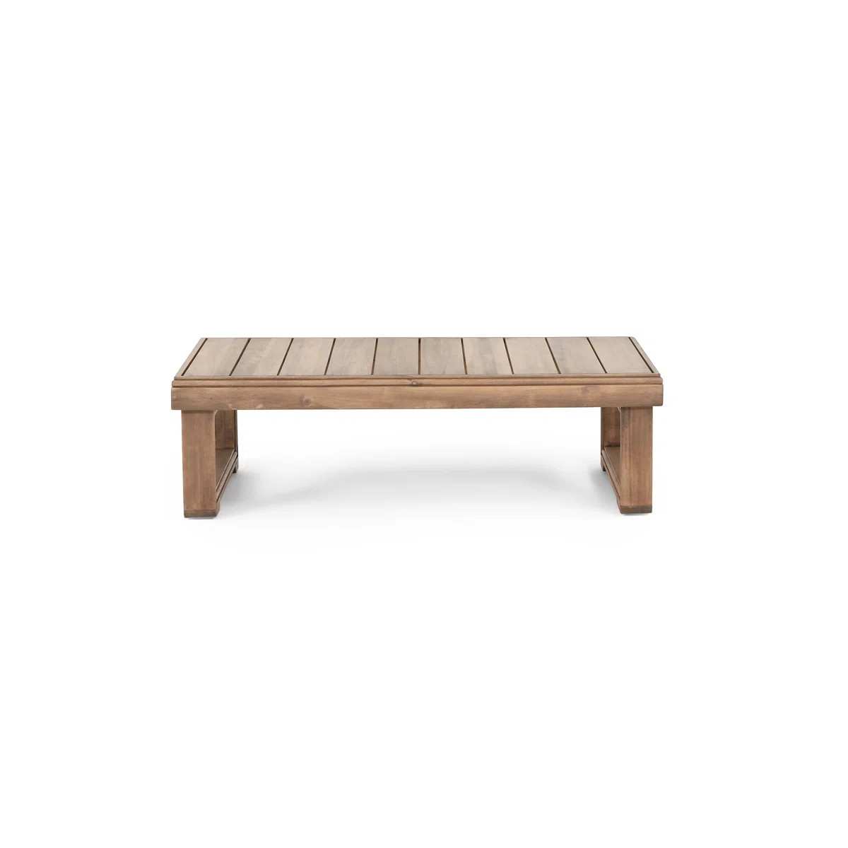 Akono Solid Wood Coffee Table for Outdoor, Patio Table - Image 2