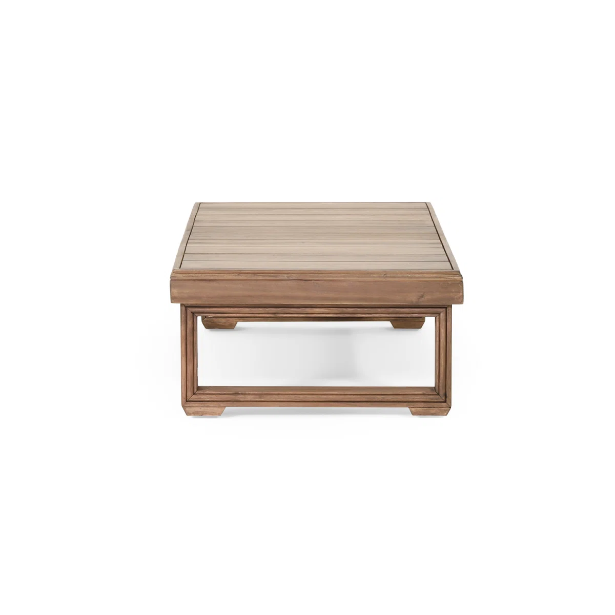 Akono Solid Wood Coffee Table for Outdoor, Patio Table - Image 5